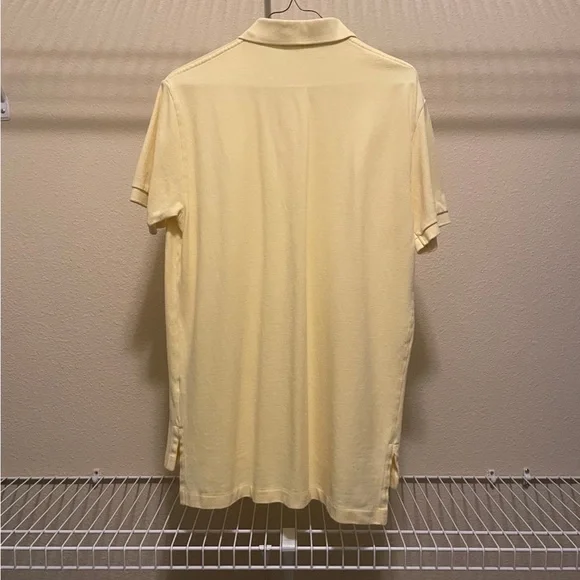 Polo by Ralph Lauren Men's Yellow Polo Shirt - Picture 3 of 3